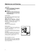 Preview for 8 page of Electrolux 2222 784-01 Instruction Booklet