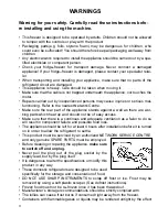 Preview for 3 page of Electrolux 275 Operating Instructions Manual