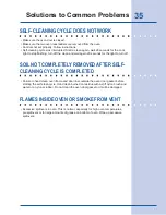 Preview for 35 page of Electrolux 30" Electric/Microwave Combination Wall Oven Use & Care Manual