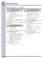 Preview for 22 page of Electrolux 316495005 Use & Care Manual