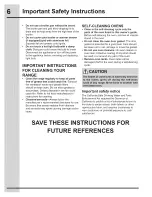 Preview for 6 page of Electrolux 318205876 Use & Care Manual