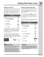 Preview for 45 page of Electrolux 318205876 Use & Care Manual