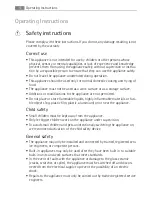 Preview for 4 page of Electrolux 98001 KF SN User Manual