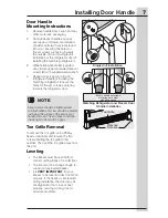 Preview for 7 page of Electrolux A01061301 Use And Care Manual