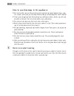 Preview for 6 page of Electrolux B99714 User Manual