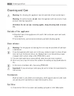 Preview for 44 page of Electrolux B99714 User Manual