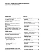 Preview for 2 page of Electrolux CARAVAN RM 4360 Operating And Installation Instructions