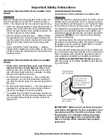 Preview for 6 page of Electrolux CEI30IF4LS Use And Care Manual