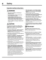 Preview for 4 page of Electrolux CEW30IF6ISA Use & Care Manual