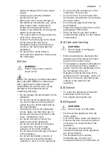 Preview for 5 page of Electrolux CI8001 User Manual