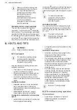 Preview for 14 page of Electrolux CIV60344 User Manual