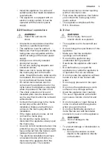 Preview for 5 page of Electrolux COE7P31X2 User Manual