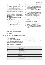 Preview for 13 page of Electrolux COE7P31X2 User Manual