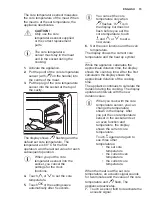 Preview for 15 page of Electrolux COE7P31X2 User Manual