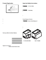 Preview for 2 page of Electrolux COMMERCIAL CHEST FREEZER ICE CREAM User Manual