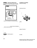 Preview for 3 page of Electrolux COMMERCIAL CHEST FREEZER ICE CREAM User Manual