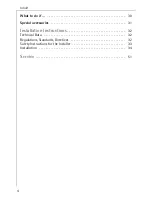 Preview for 4 page of Electrolux COMPETENCE E 1000 Operating Instructions Manual