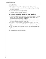 Preview for 6 page of Electrolux COMPETENCE E 1000 Operating Instructions Manual