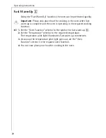 Preview for 20 page of Electrolux COMPETENCE E 6000 Operating Instructions Manual