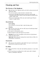 Preview for 35 page of Electrolux COMPETENCE E 6000 Operating Instructions Manual