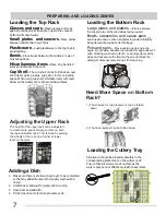 Preview for 8 page of Electrolux DFB09JFCSD Use And Care Manual