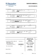 Preview for 1 page of Electrolux DIVA 45-60-BIG Service Manual