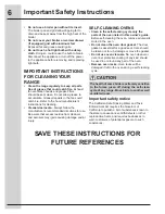 Preview for 6 page of Electrolux Dual Fuel Slide-In Rang Use And Care Manual