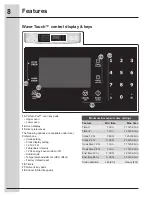 Preview for 8 page of Electrolux Dual Fuel Slide-In Rang Use And Care Manual