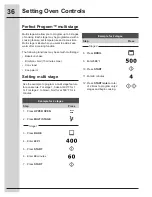 Preview for 36 page of Electrolux Dual Fuel Slide-In Rang Use And Care Manual