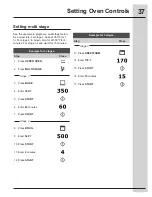 Preview for 37 page of Electrolux Dual Fuel Slide-In Rang Use And Care Manual