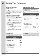 Preview for 40 page of Electrolux Dual Fuel Slide-In Rang Use And Care Manual