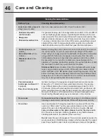 Preview for 46 page of Electrolux Dual Fuel Slide-In Rang Use And Care Manual