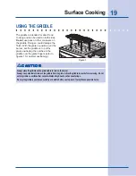 Preview for 19 page of Electrolux Dual Fuel Slide-In Range Use & Care Manual