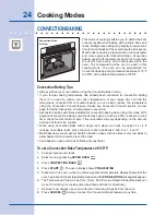 Preview for 24 page of Electrolux Dual Fuel Slide-In Range Use & Care Manual