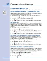 Preview for 38 page of Electrolux Dual Fuel Slide-In Range Use & Care Manual