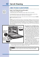 Preview for 42 page of Electrolux Dual Fuel Slide-In Range Use & Care Manual