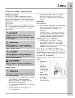 Preview for 3 page of Electrolux E23BC68JPS0 Use & Care Manual