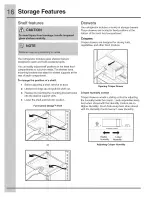 Preview for 16 page of Electrolux E23BC68JPS0 Use & Care Manual