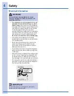 Preview for 4 page of Electrolux E23BC78IPS - 22.6 cu.ft Use And Care Manual