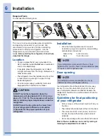 Preview for 6 page of Electrolux E23BC78IPS - 22.6 cu.ft Use And Care Manual