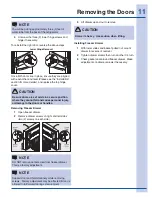 Preview for 11 page of Electrolux E23BC78IPS - 22.6 cu.ft Use And Care Manual