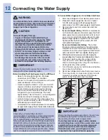 Preview for 12 page of Electrolux E23BC78IPS - 22.6 cu.ft Use And Care Manual