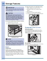 Preview for 20 page of Electrolux E23BC78IPS - 22.6 cu.ft Use And Care Manual