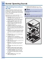 Preview for 24 page of Electrolux E23BC78IPS - 22.6 cu.ft Use And Care Manual