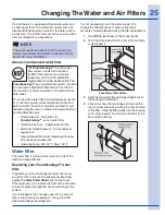 Preview for 25 page of Electrolux E23BC78IPS - 22.6 cu.ft Use And Care Manual