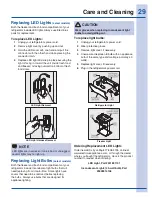 Preview for 29 page of Electrolux E23BC78IPS - 22.6 cu.ft Use And Care Manual