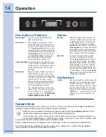 Preview for 14 page of Electrolux E24WC75HPS - Icon - Professional Series 48 Bottle Wine Cooler Use And Care Manual