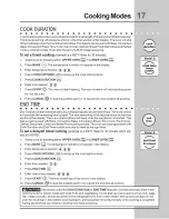 Preview for 17 page of Electrolux E30EW85GPS1 Use & Care Manual