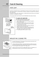 Preview for 40 page of Electrolux E30EW85GPS1 Use & Care Manual