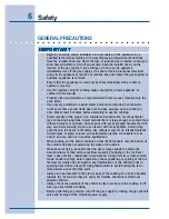 Preview for 6 page of Electrolux E30GF74GPS - 30" Pro-Style Gas Range Use And Care Manual